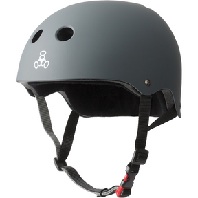 Triple 8 Deep Cover Certified Helmet Matte Grey L/XL