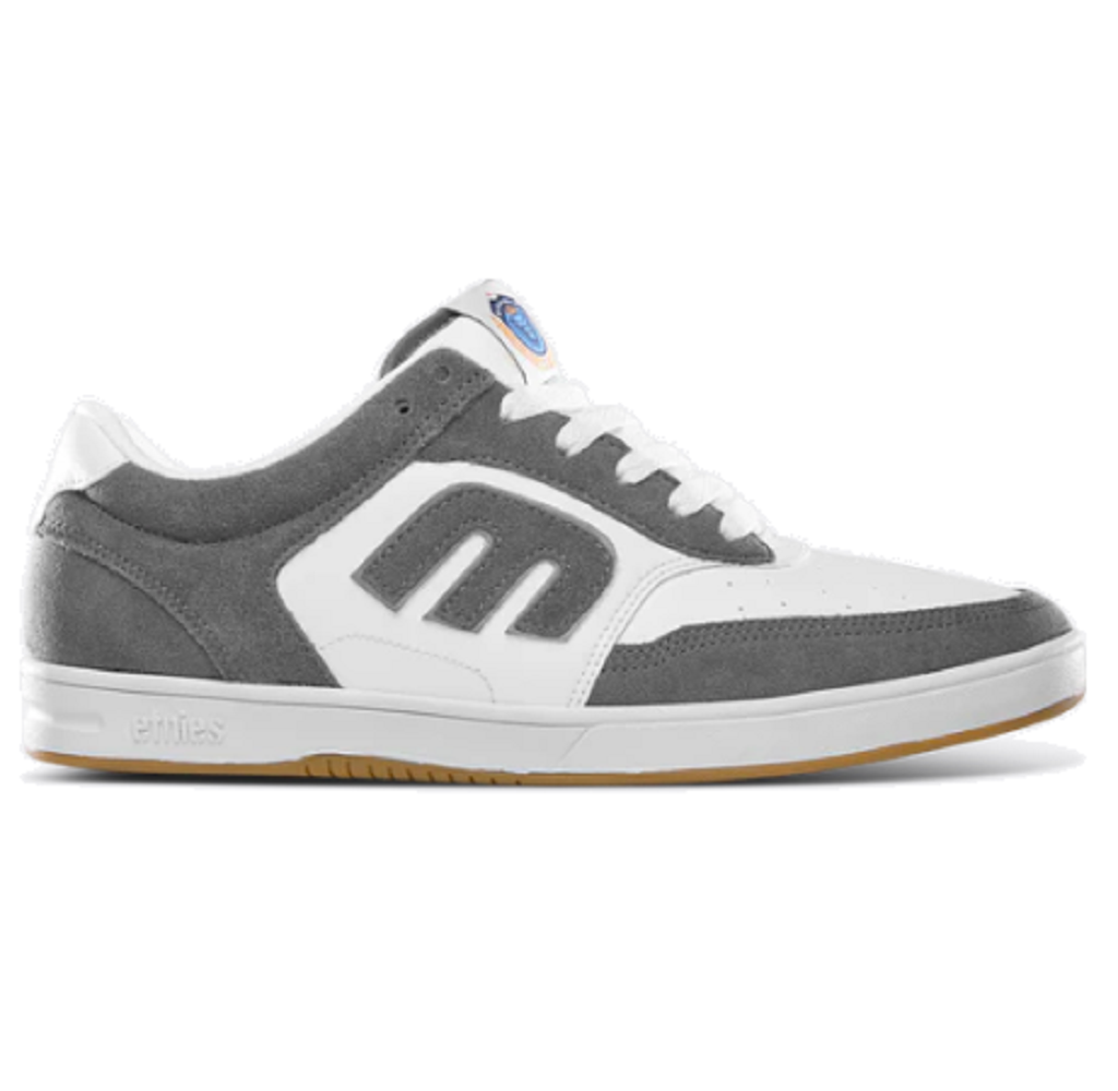Etnies Aurelien Core Skate Shoes Grey White 8.5