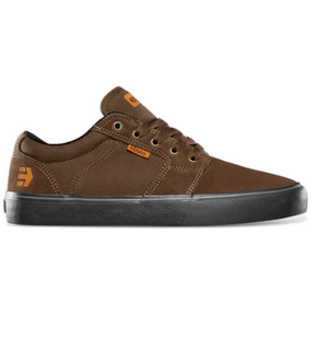 Etnies Barge LS Core Skate Shoes Brown Black