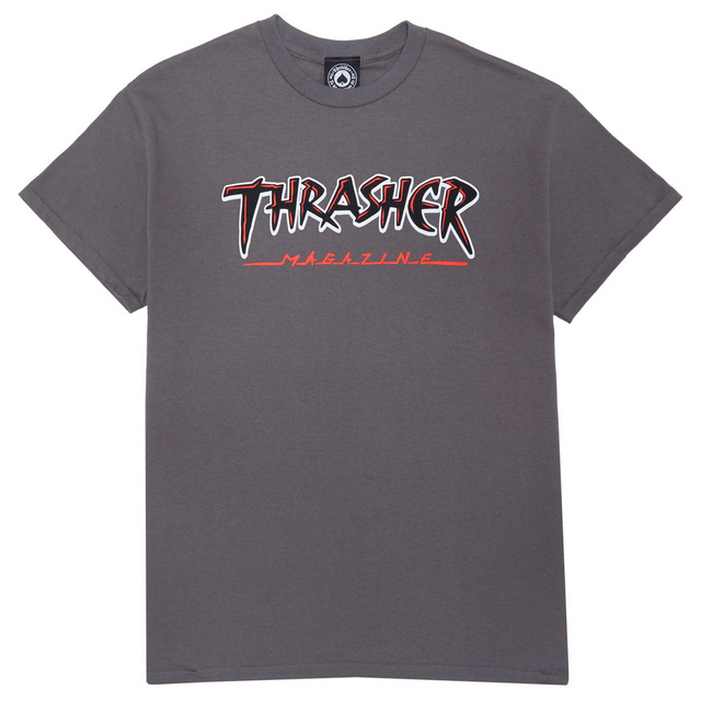 Thrasher Slash T-shirt Charcoal