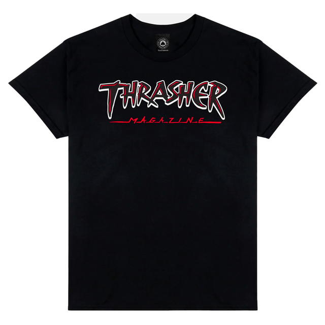 Thrasher Slash Tshirt Black