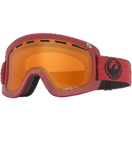 Dragon D1 OTG Goggles Cordovan Mid Am Bonus Lens