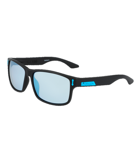 Dragon Count H20 Polarized Matte Black LL Sky Blue
