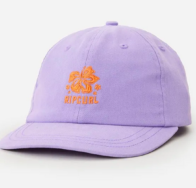 Rip Curl Mixed 6 Panel Cap Womens Purple Slide Adjustable