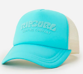 Rip Curl Surf Puffer Trucker Womens Electric Blue Snapback