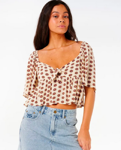 Rip Curl Cala Nights Top Womens Natural L