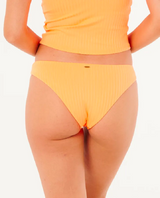 Rip Curl Prem Surf Cheeky Swim Bottoms Peach