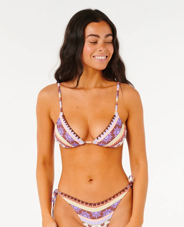 Rip Curl Amare Sliding Tri Swim Top Off White