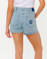 Rip Curl Tabby Denim Shorts Womens Vintage Blue
