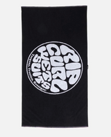 Rip Curl Logos Beach Towel Black White One Size