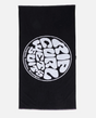 Rip Curl Logos Beach Towel Black White One Size