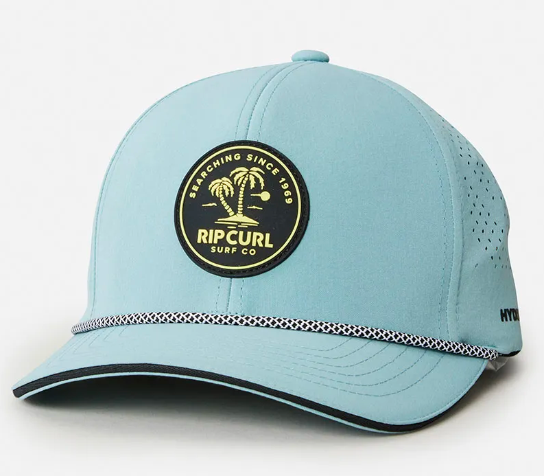 Rip Curl Hydro Elite FlexFit Hat Blue Lagoon Snapback
