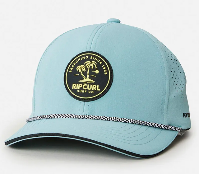 Rip Curl Hydro Elite FlexFit Hat Blue Lagoon Snapback