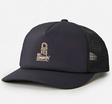 Rip Curl VaporCool Search Trucker Hat Black Snapback