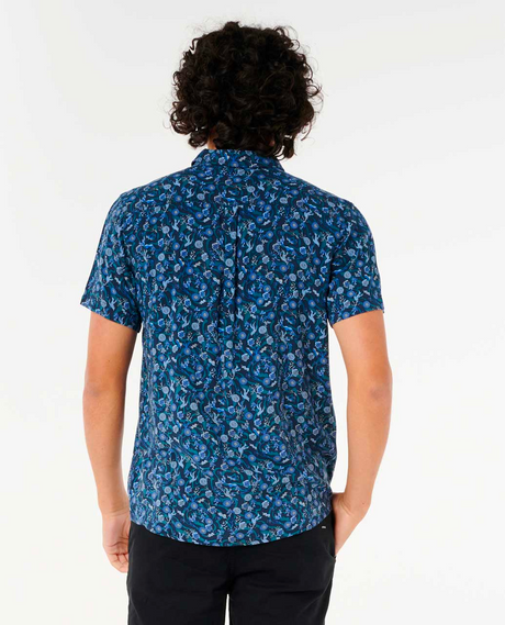 Rip Curl Fun Times Woven SS Mens Wash Navy
