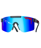 Pit Viper Originals Wide Sunglasses PeaceKeeper Blue Polarized