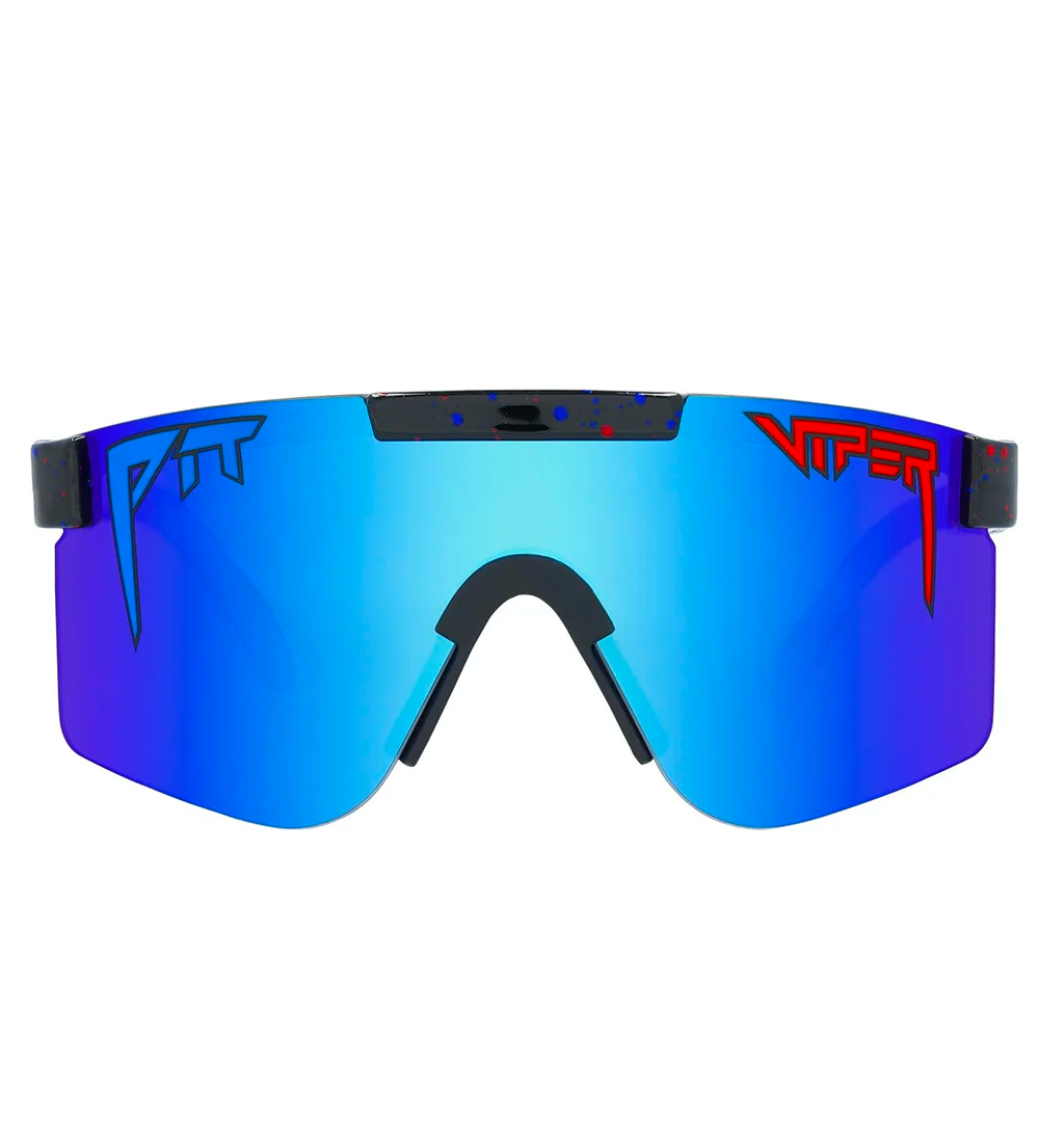 Pit Viper Originals Wide Sunglasses PeaceKeeper Blue Polarized
