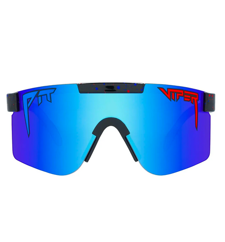 Pit Viper Originals Wide Sunglasses PeaceKeeper Blue Polarized
