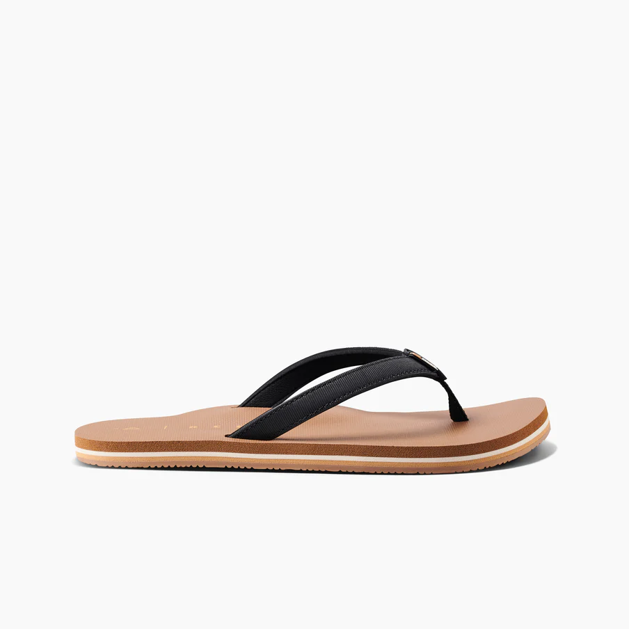 Reef Solana Sandals Womens Black Tan 9