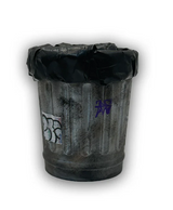 ZEGHEADS Trash Can Fingerboard Obstacle Silver 3 inch