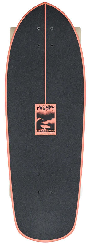 Globe Thumpy Cats Surfskate Skateboard Complete Black Blue 10 x 30
