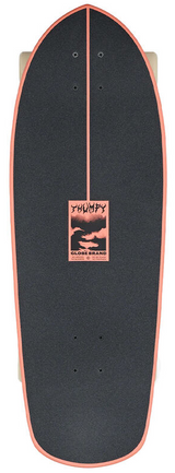 Globe Thumpy Cats Surfskate Skateboard Complete Black Blue 10 x 30