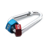 ACE Rethreader Axle and Kingpin Nuts Blue Red Carabiner