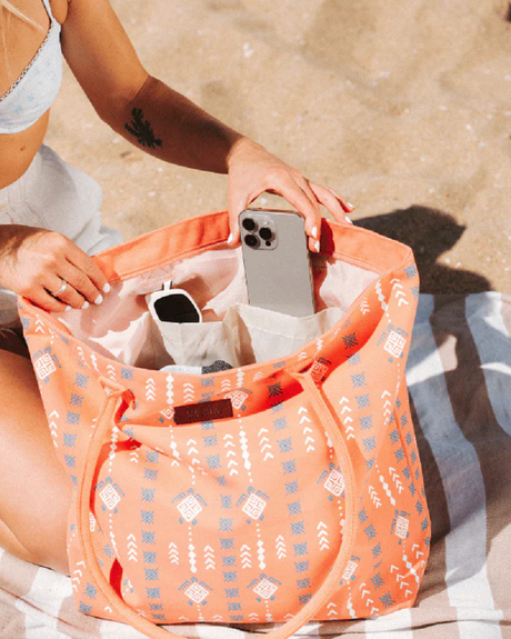 Sand Cloud Beach Tote Diamond MudCloth One Size