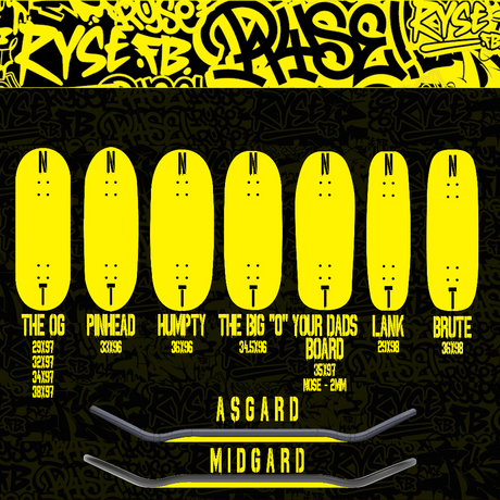 RYSE Egg Iced Out Pro Fingerboard Yellow Humpty Shape