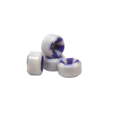 Social Clouds Dual Durometer Pro Fingerboard Wheels Purple White 60d Soft