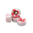 Social Clouds Dual Duromoter Pro Fingerboard Wheels Red White 60d Soft