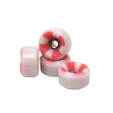 Social Clouds Dual Duromoter Pro Fingerboard Wheels Red White 60d Soft