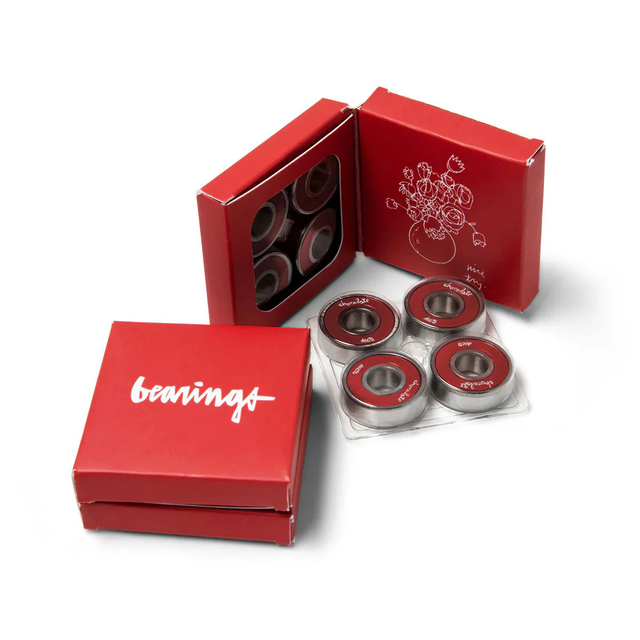 Chocolate Dark Chocolate Skateboard Bearings Red Abec 5