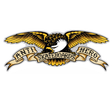 Anti Hero Classic Eagle Sticker White Gold 9 x 23