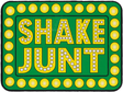 Shake Junt SJ Logo Sticker Yellow Green 4 inch