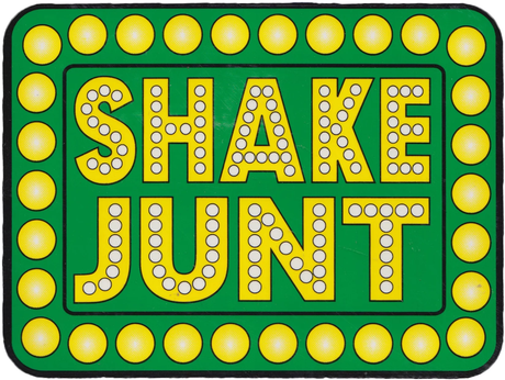 Shake Junt SJ Logo Sticker Yellow Green 6 inch
