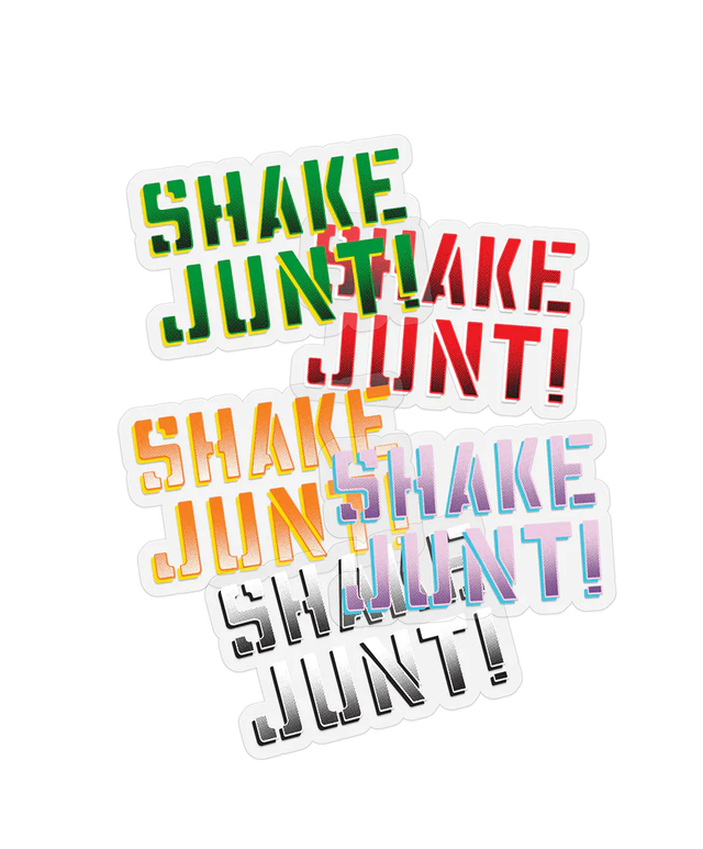 Shake Junt Sprayed Sticker Assorted 3 x 5