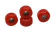 Social LockIn Full Resin Pro Fingerboard Wheels Marble Red 7.5mmx4.7
