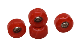 Social LockIn Full Resin Pro Fingerboard Wheels Marble Red 7.5mmx4.7