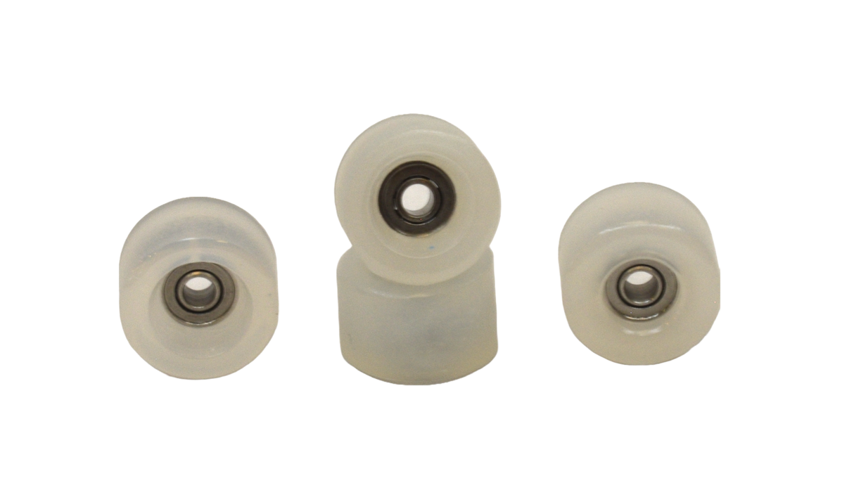 Social Bowl Offset Pro Fingerboard Wheels Clear 7.6mmx4.9