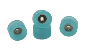 Social Bowl Offset Pro Fingerboard Wheels Turqoise Ice 7.6mmx4.9
