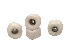 Social Shark Pro Fingerboard Wheels White 70d 8.7mmx6