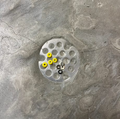 Social O-ring Fingerboard Bushings Washers Yellow 4pack