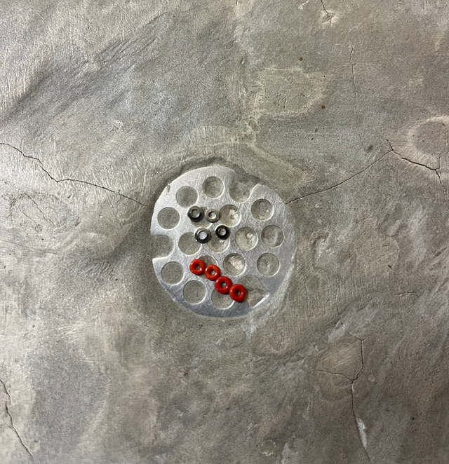 Social O-ring Fingerboard Bushings Washers Red 4pack