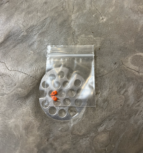 Social Indy BRT Fingerboard Truck Pivot Cups Orange 2 pack