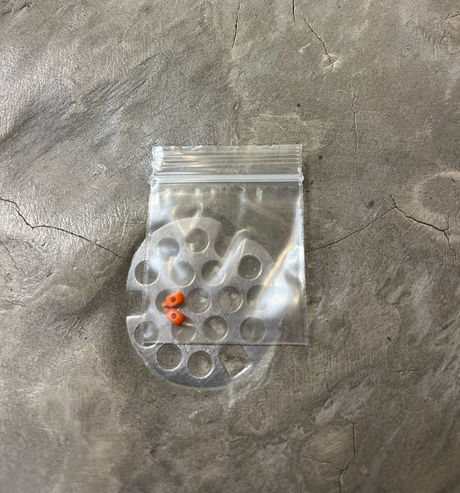 Social Indy BRT Fingerboard Truck Pivot Cups Orange 2 pack