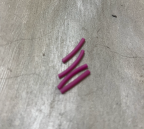 Social UnCut Fingerboard Pivot Cup Tubes Purple 4 pack