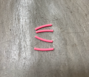 Social UnCut Fingerboard Pivot Cup Tubes Neon Pink 4 pack