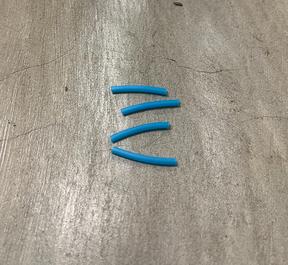 Social UnCut Fingerboard Pivot Cup Tubes Blue 4 pack