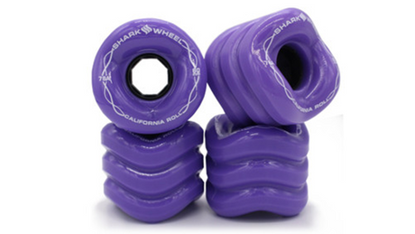 Shark California Roll Wheels Purple 60mm 78a